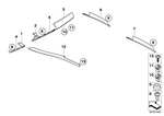 51456956842 - Retrofitting / Conversion / Accessories: Wooden Strip for I-Panel, Walnut, Left for BMW Image