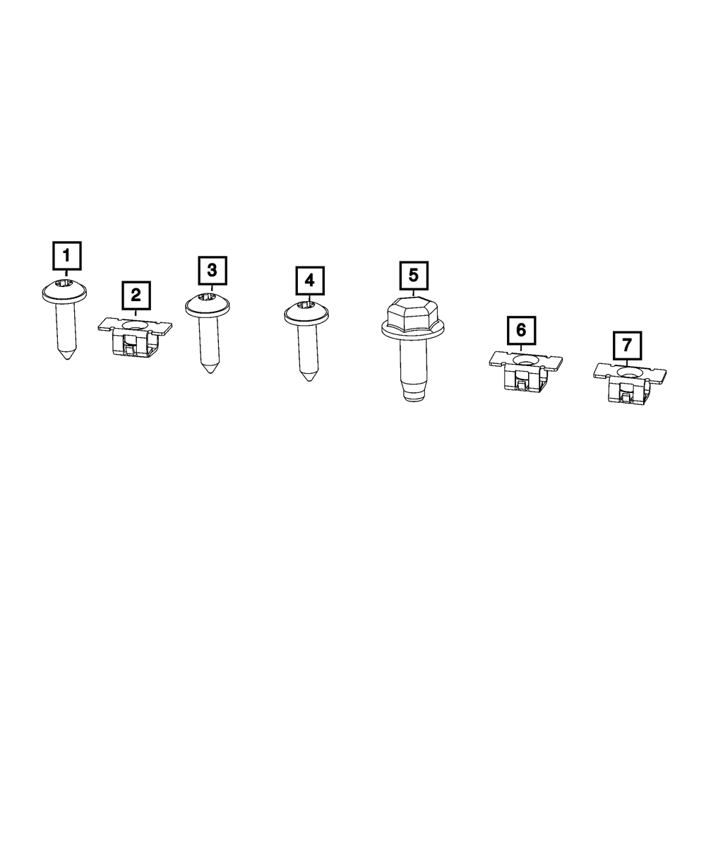 Pan Head Tapping Screw - Mopar (6104609AA)