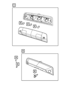 68523966AC - Electrical: Center High Mounted Stop Lamp for Ram: 2500, 3500 Image