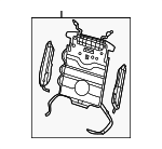 4K0881879A - Body: Lumbar Support for Audi: A6 allroad, A6 Quattro, A7 Sportback, e-tron Quattro, e-tron S, e-tron S Sportback, e-tron Sportback, Q8 e-tron, Q8 e-tron Sportback, RS6 Avant, RS7 Sportback, S6, S7 Sportback, SQ7, SQ8 e-tron, SQ8 e-tron Sportback Image