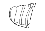 4K0881804ALQPD - Body: Seat Back Cover for Audi: A6 allroad, A6 Quattro, A7 Sportback Image