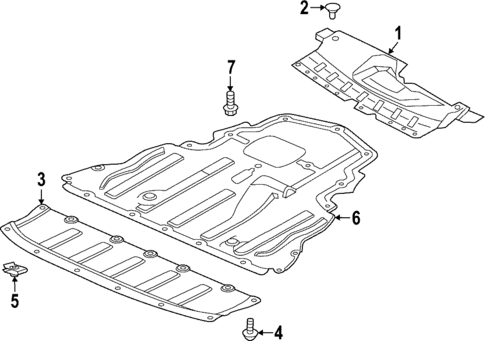 Splash Shields for 2022 INFINITI QX55 #0