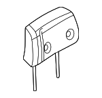 ML3Z96611A08J - Body: Headrest Cushion for Ford Image