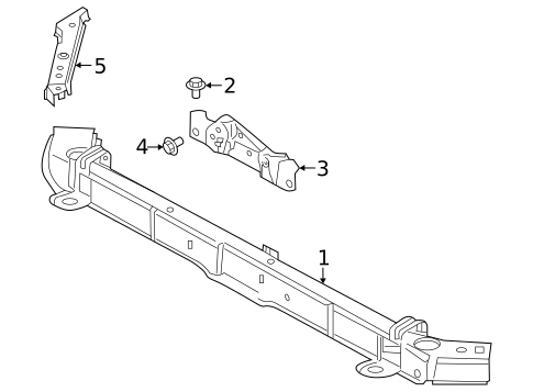 Radiator Support for 2024 INFINITI QX55 #0