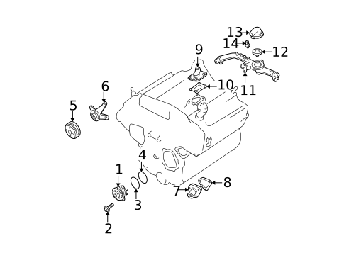 Powertrain Control for 2002 Nissan Pathfinder #3