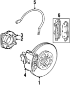 4815797 - Brakes: Brake Rotor for Chrysler: Prowler Image