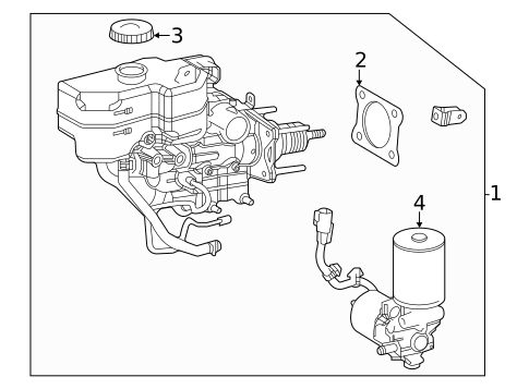 ABS Components for 2023 Lexus LX600 #0