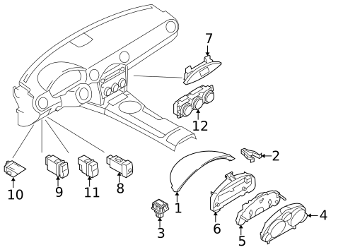 Controls for 2015 Mazda MX-5 Miata #0
