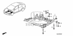 957011001808 - Body/Air Conditioning: BOLT, FLANGE (10X18) for Honda Image