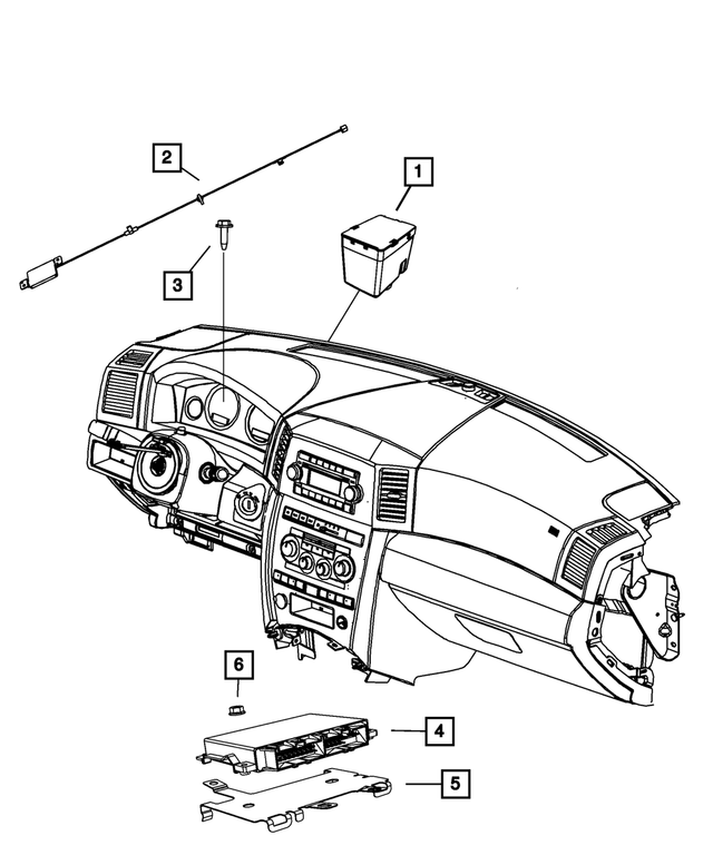 68058666AJ - : Transmission Control Module for Mopar Image