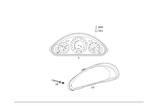 2115405048 - : Instrument Cluster for Mercedes-Benz Image