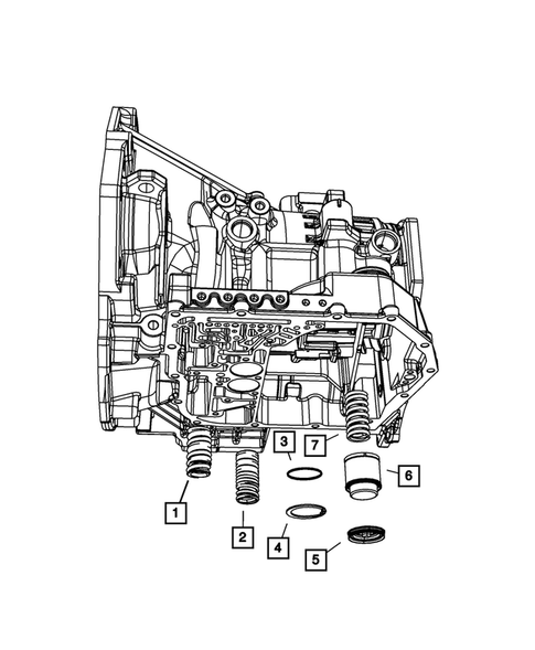 Valve Body for 2007 Chrysler Sebring #1