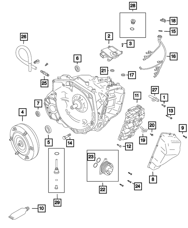6508882AA - Transmission: Hex Flange Head Bolt for Mopar Image