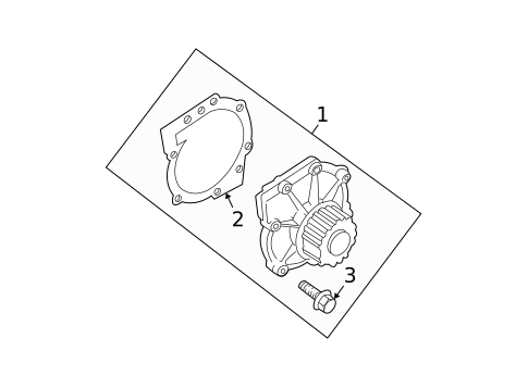 Water Pump for 2004 Volvo S60 #0