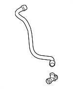 1C0122051P - Belts &amp; Cooling: Radiator Coolant Hose for Volkswagen Image