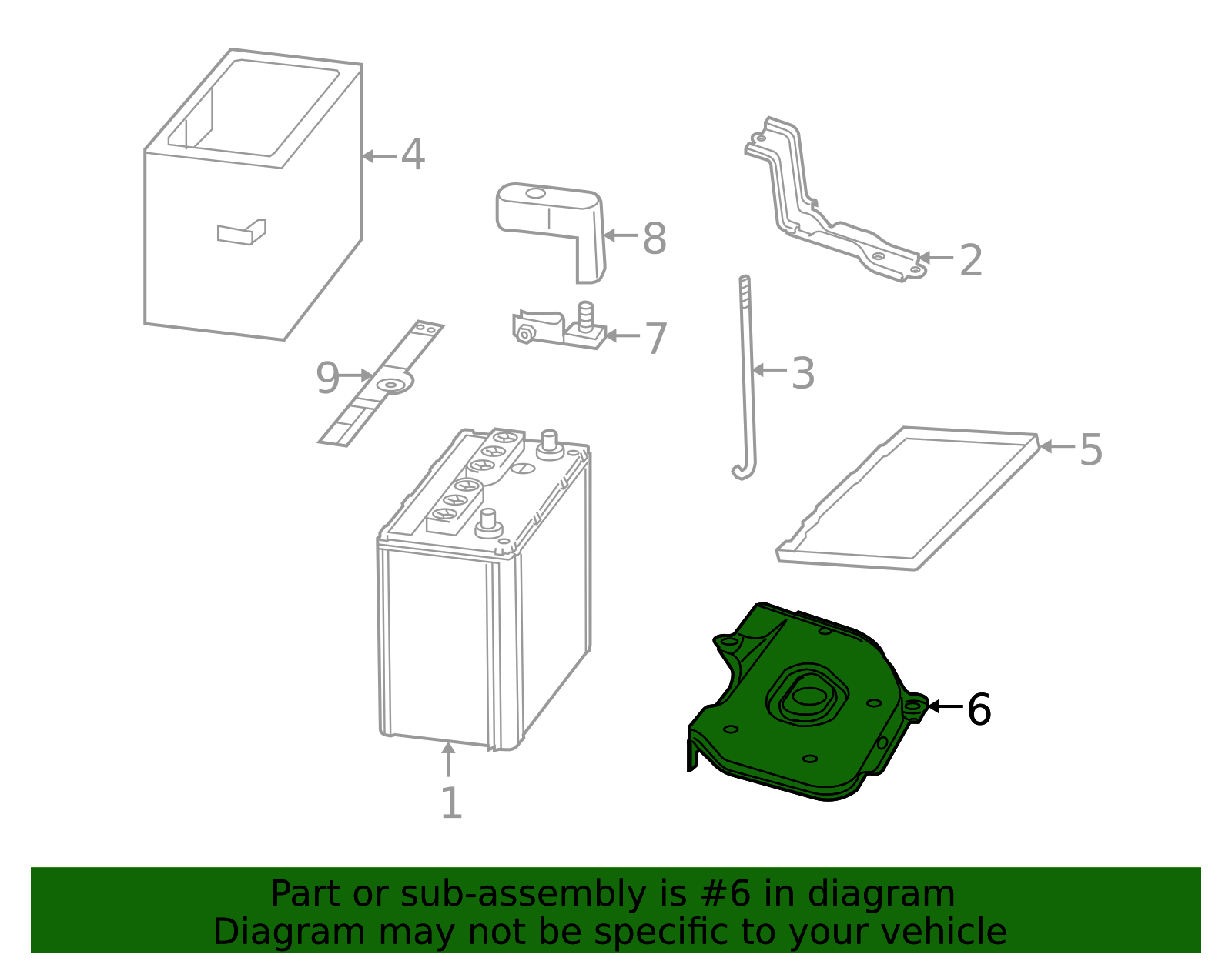74403-48050 - High-Quality Battery Tray Bracket for 2008-2010 Toyota ...