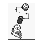 59115389P - : Oil Filter Housing for Volkswagen: Touareg Image