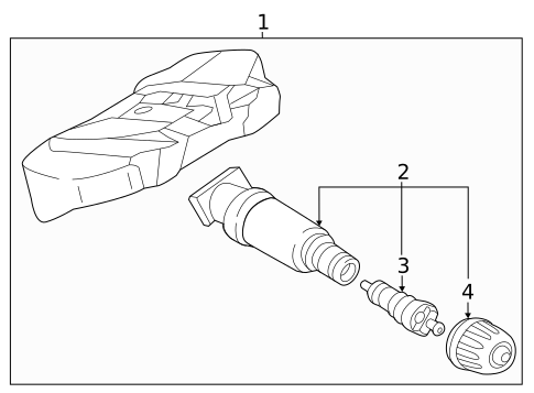 Tire Pressure Monitor Components for 2022 BMW M440i xDrive Gran Coupe #0
