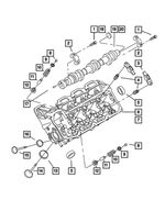 R6637056AB - Engine 3.7L Six Cylinder: Cylinder Head for Mopar Image