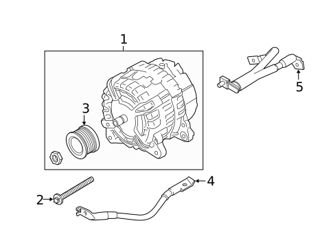Alternator for 2022 Porsche 718 Spyder #3