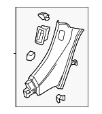 42786703538M - Body: Quarter Trim Panel for Audi: R8 Image