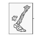 51690VC0009P - Body: Apron Extension for Subaru: WRX Image