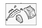 51609VC0209P - Body: Apron Assembly for Subaru: WRX Image