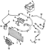 SOA329Y321 - HVAC: Condenser for Subaru: Justy Image