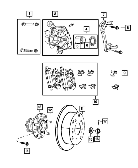 Rear Brakes for 2012 Jeep Patriot #1
