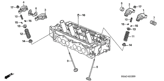 Valve - Rocker Arm (SOHC) for 2005 Honda Civic #0