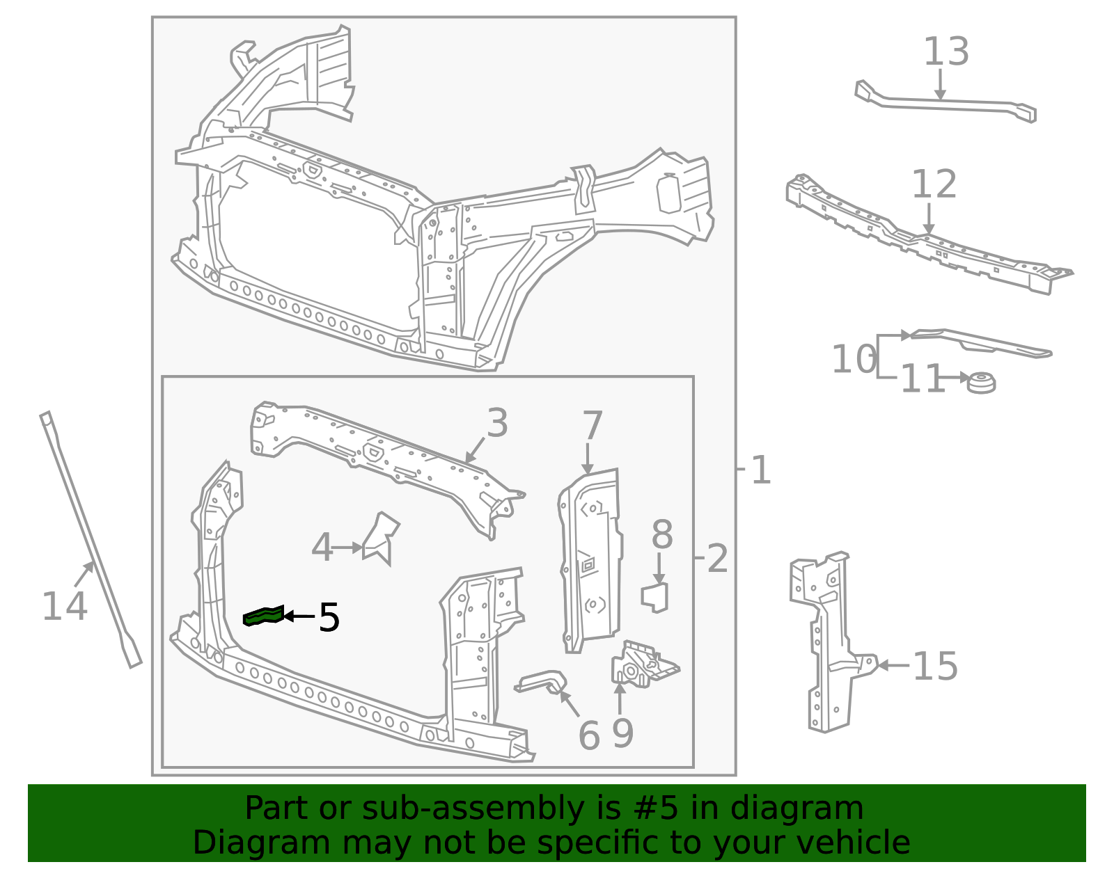 84214084 - 2019-2024 GM - Radiator Support Bracket | Partners Chevy