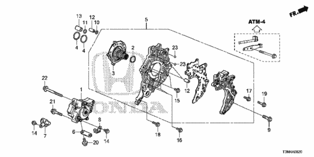 AT Oil Pump - Stator Shaft (CVT) for 2017 Honda Accord #0