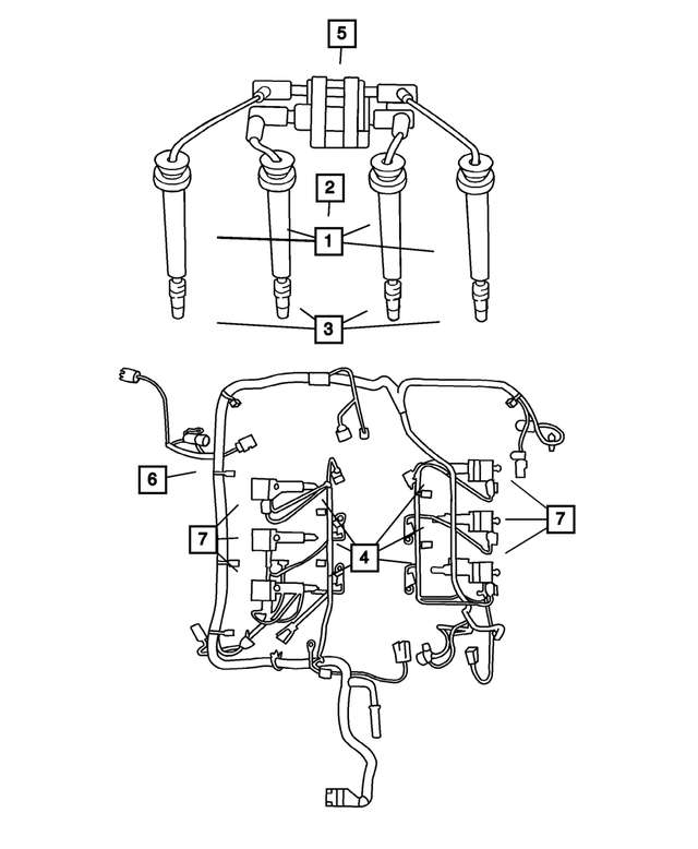 4608491AE - Electrical: Engine Wiring for Mopar Image image