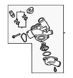 22121111H - : Engine Coolant Thermostat Kit for Audi: A3 Quattro, TT Quattro Image
