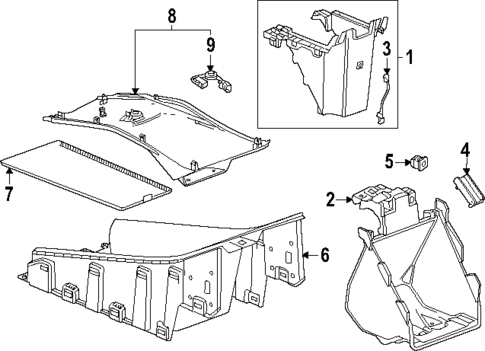Center Console for 2025 Cadillac ESCALADE IQ #9