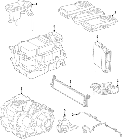 Hybrid Components for 2024 Toyota Highlander #0
