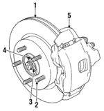 4755028 - Brakes: Rotor for Chrysler: Concorde, LHS, New Yorker | Dodge: Intrepid Image