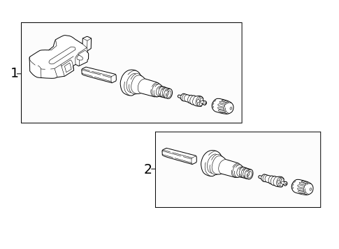 Tire Pressure Monitor Components for 2025 Mitsubishi Eclipse Cross #0
