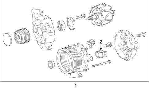 Alternator for 2023 Toyota Highlander #1