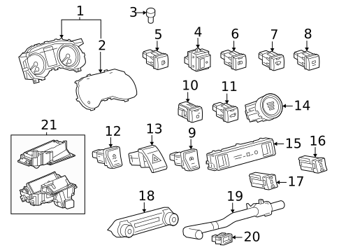 Automatic Temperature Controls for 2022 Toyota RAV4 #2