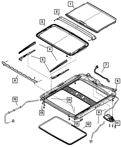 Sunroof for 2007 Dodge Ram 1500 #0