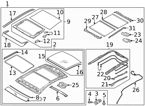 Sunroof for 2018 Genesis G80 #0
