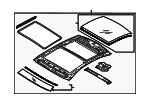 81610B1100 - : Sunroof Frame for Genesis: G80 Image