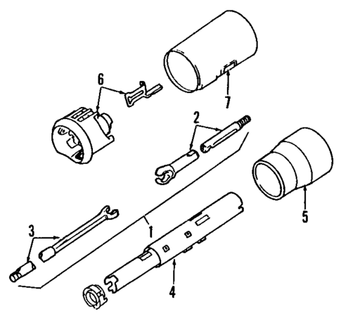 Steering Column for 1995 Cadillac Seville #0
