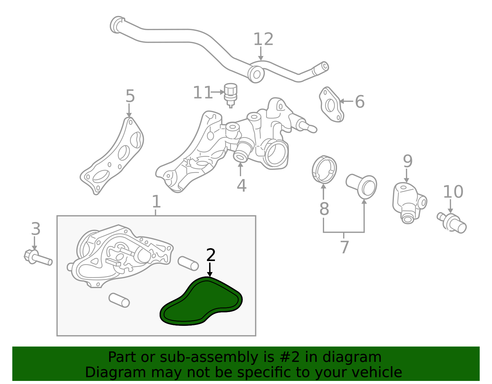 1998-2026 Honda Gasket 19222-P8A-A01 | OEM Parts Online