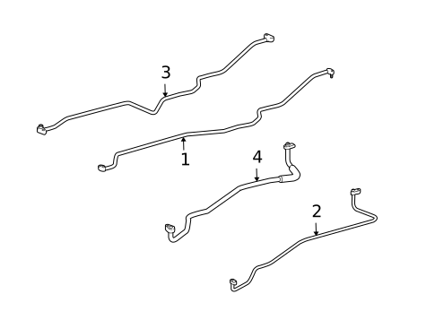 Rear AC Lines for 2006 Lexus GX470 #0