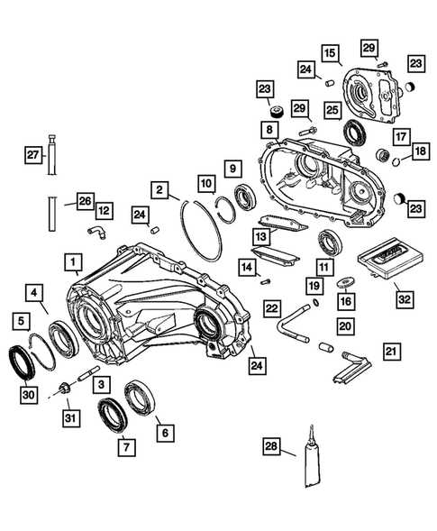 Case and Related Parts for 2006 Jeep Commander #0