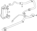 216326SA2A - Cooling System: Oil Cooler Line for Nissan: Pathfinder Image