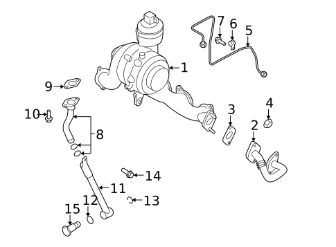 Turbocharger & Components for 2012 Volkswagen Jetta #0