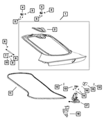 6106103AA - Body Sheet Metal Except Doors: Screw for Mopar Image